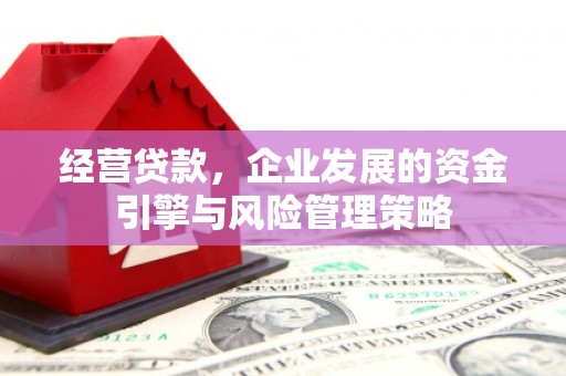 上犹经营贷款，企业发展的资金引擎与风险管理策略