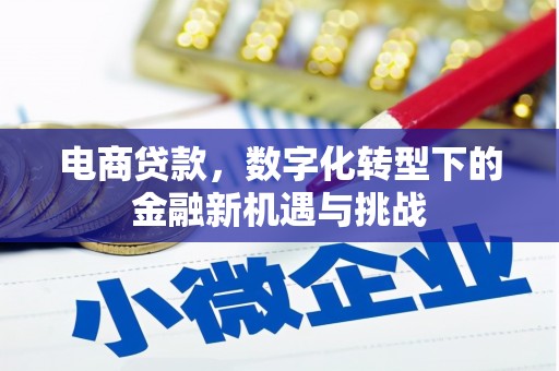 上犹电商贷款，数字化转型下的金融新机遇与挑战