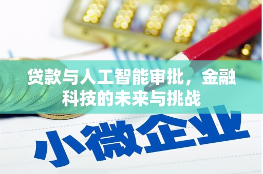 上犹贷款与人工智能审批，金融科技的未来与挑战