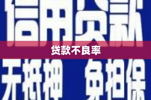 上犹贷款不良率