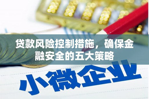 上犹贷款风险控制措施，确保金融安全的五大策略