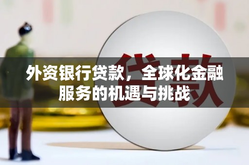 上犹外资银行贷款，全球化金融服务的机遇与挑战