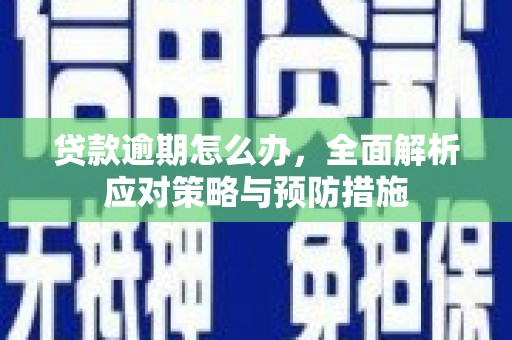 上犹贷款逾期怎么办，全面解析应对策略与预防措施