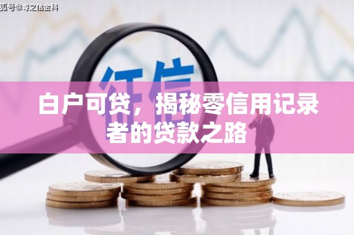 上犹白户可贷，揭秘零信用记录者的贷款之路