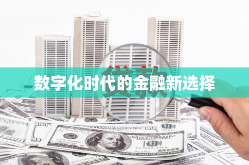 上犹数字化时代的金融新选择