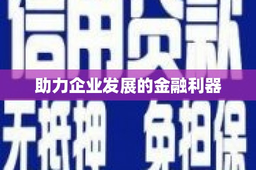 上犹助力企业发展的金融利器