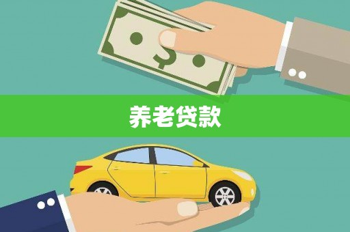 上犹养老贷款